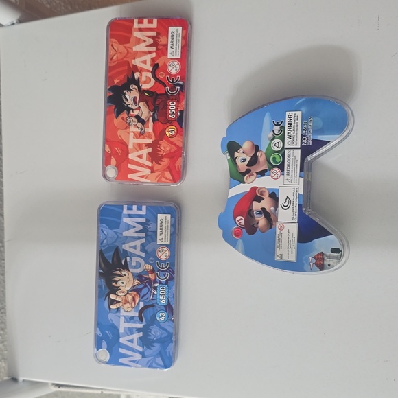 A BUNDLE OF 3 WATERGAME TOYS. 2 DRAGON BALL Z AND MARIO - Picture 2 of 2